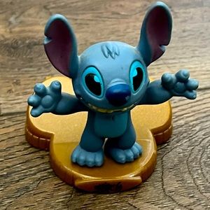 STITCH DISNEY 50th HAPPIEST CELEBRATION ON EARTH FIGURINE & STAND